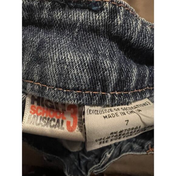 Girls High School Musical Rolled Up Capris Size 7 - Picture 3 of 3